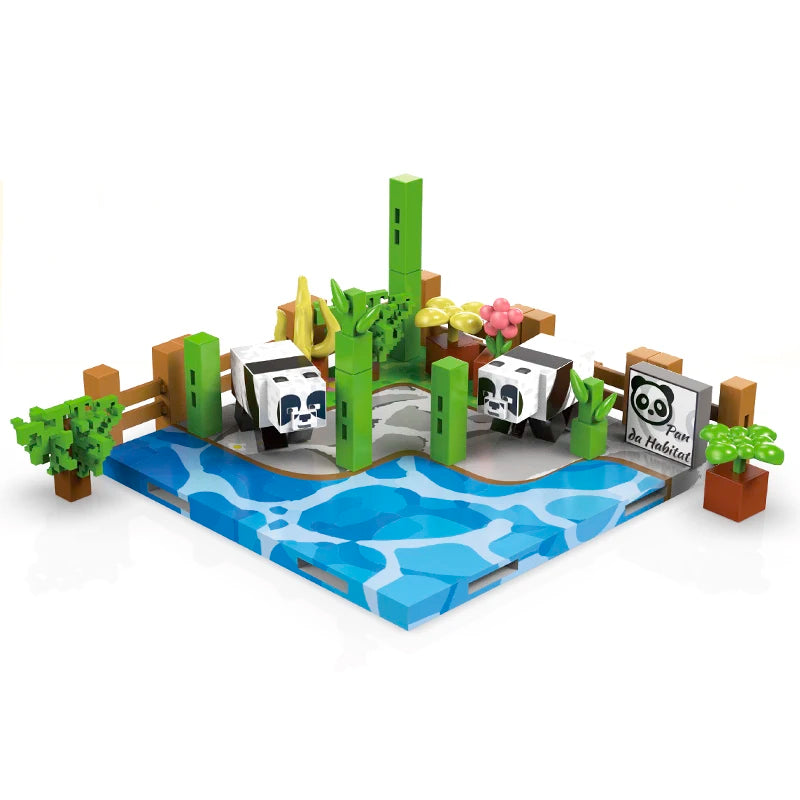 Mine World Magnet Cube Building Sets Magnetic DIY Building Blocks