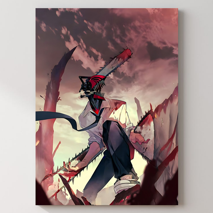 The Chainsaw Man Metal Poster Collection: All 16 Volumes, Now Complete