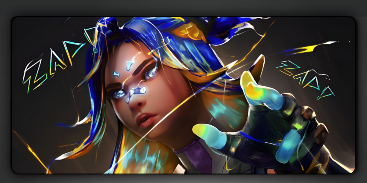 Valorant Omen Deskmat — character:omen wall art for gaming room