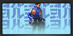 Valorant Yoru Deskmat — character:yoru wall art for gaming room