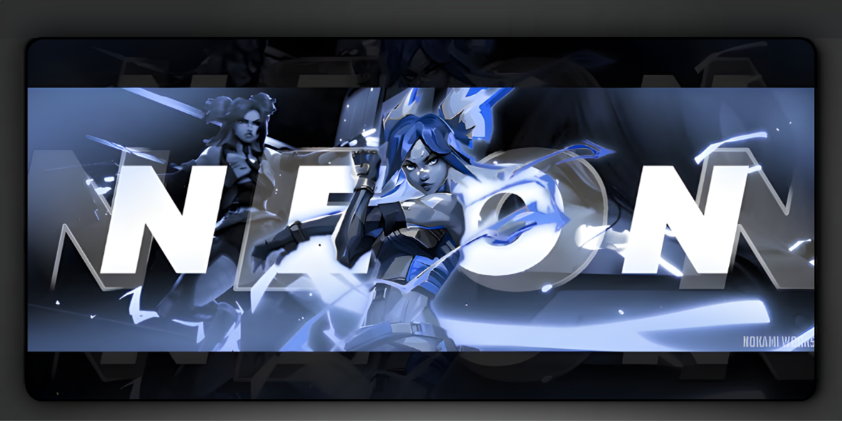 Valorant Neon Deskmat