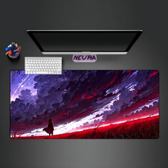 Sky Red Deskmat — deskmat india wall art for gaming room