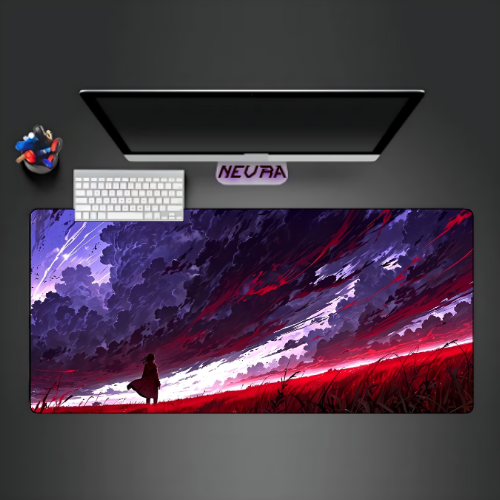 Sky Red Deskmat — deskmat india wall art for gaming room