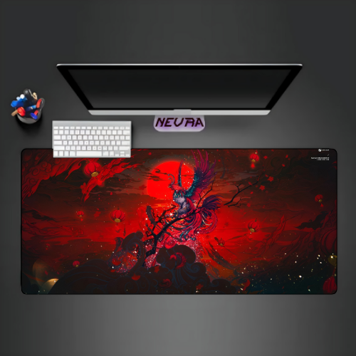 Red Theme Deskmat — deskmat india wall art for gaming room