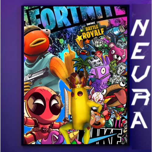 Fortnite Metal Poster