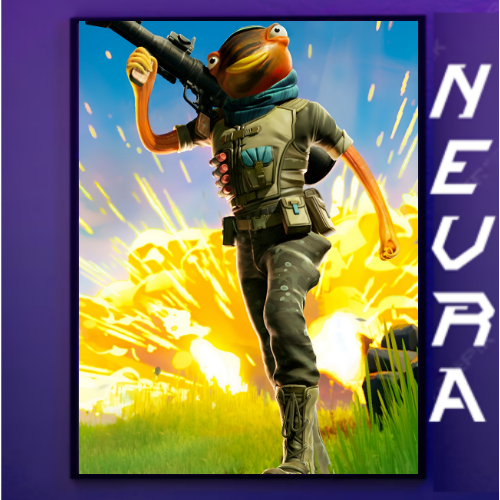 Fortnite Metal Poster