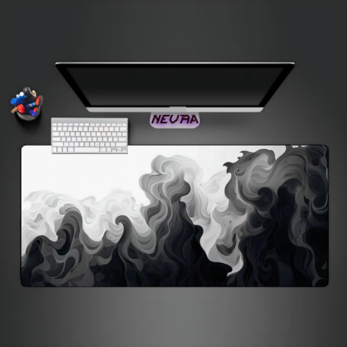 Abstract Deskmat — abstract gaming decor wall art for gaming room