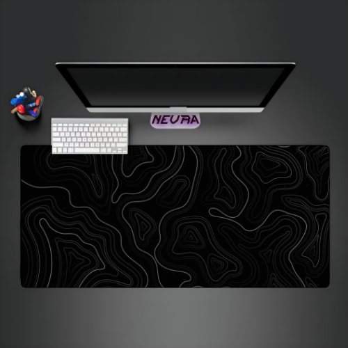 Abstract Deskmat — abstract gaming decor wall art for gaming room