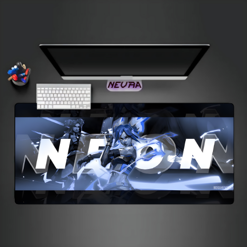 Valorant Neon Deskmat