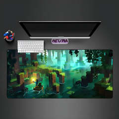 Minecraft Exploration Deskmat — deskmat india wall art for gaming room