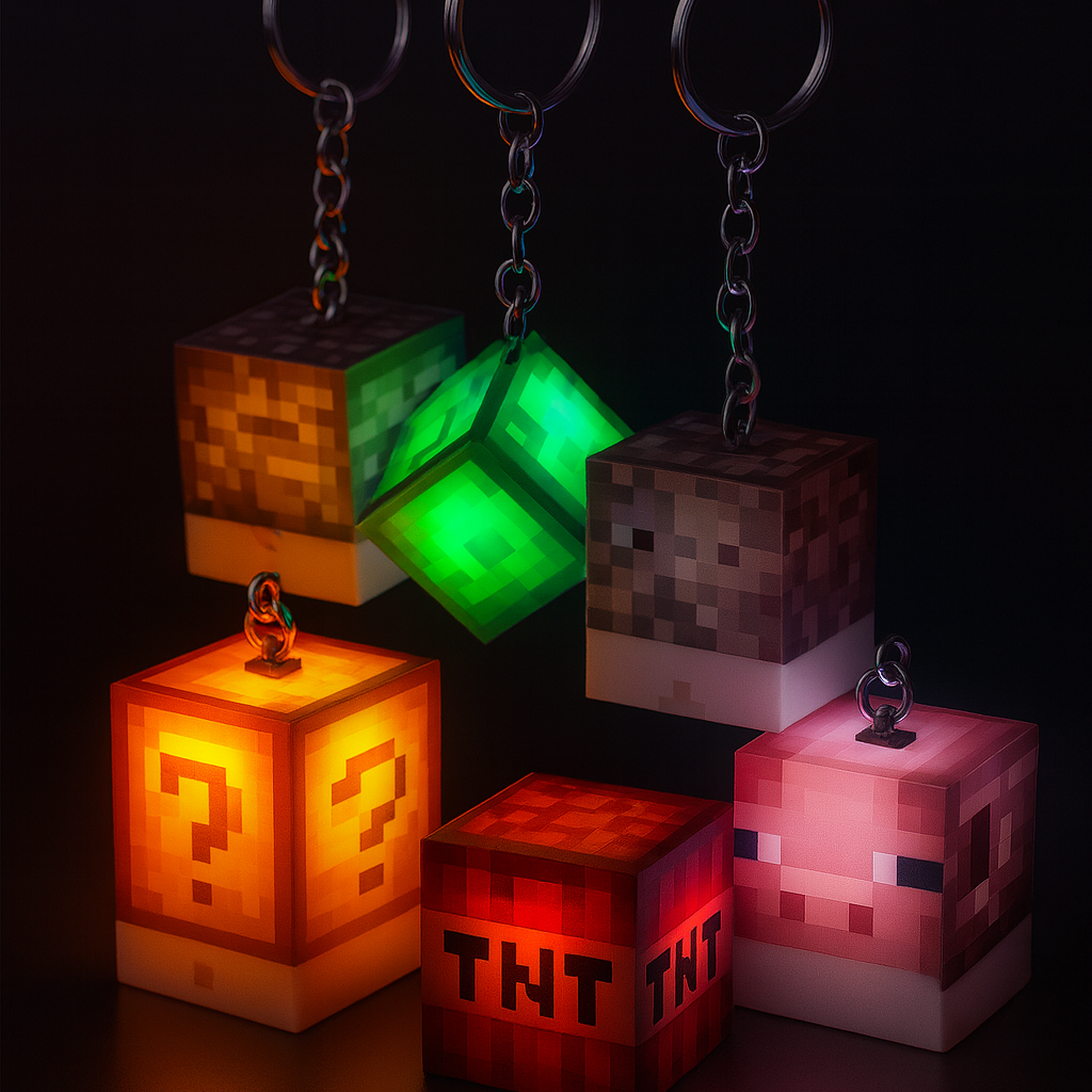 Surrounding Torch LED Light USB Rechargeable Mini Torch Keychain Backpack Pendant Children Gifts LED Night Light