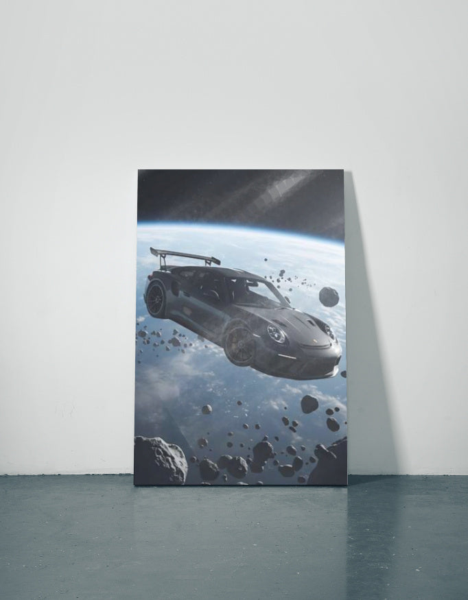 Street Car Metal Poster Vol. 11 — aluminium poster wall art for gaming room