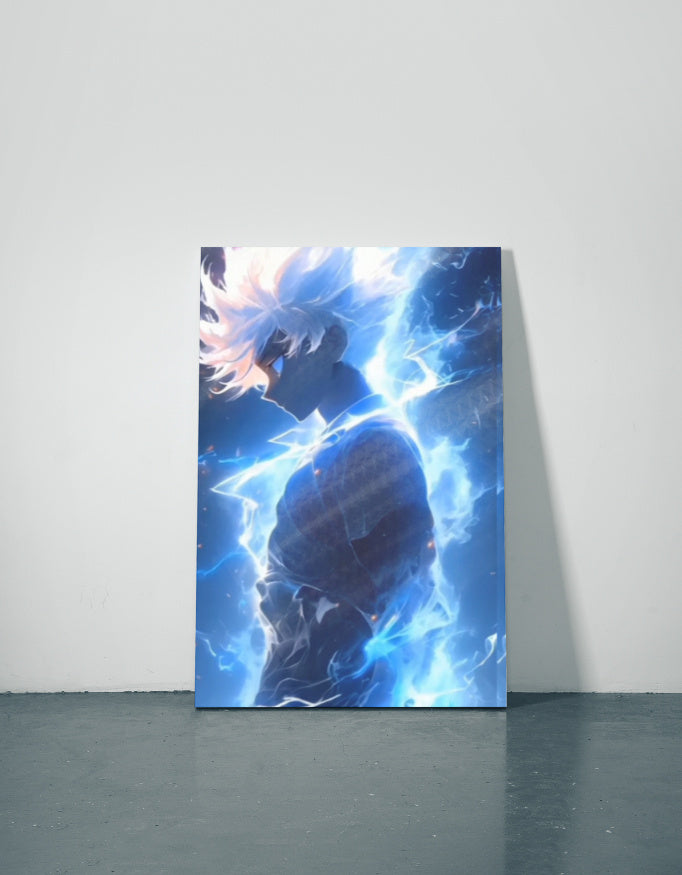 Sukuna Metal Poster — aluminium poster wall art for gaming room