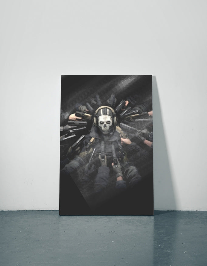 Call of Duty Everyone's Enemy Metal Poster — aluminium poster wall art for gaming room