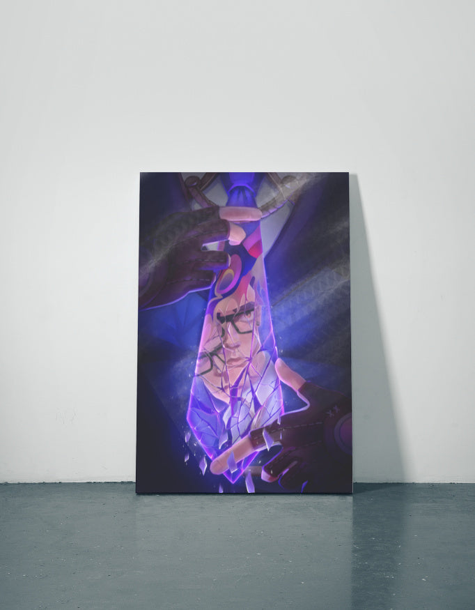 Valorant Chamber Metal Poster — aluminium poster wall art for gaming room