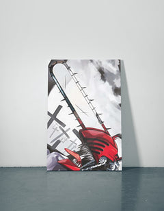 Chainsaw Man Metal Poster Vol. 14 — aluminium poster wall art for gaming room