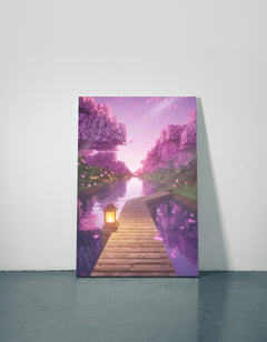 Minecraft Shore Metal Poster — aluminium poster wall art for gaming room