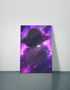 Sukuna Metal Poster — aluminium poster wall art for gaming room