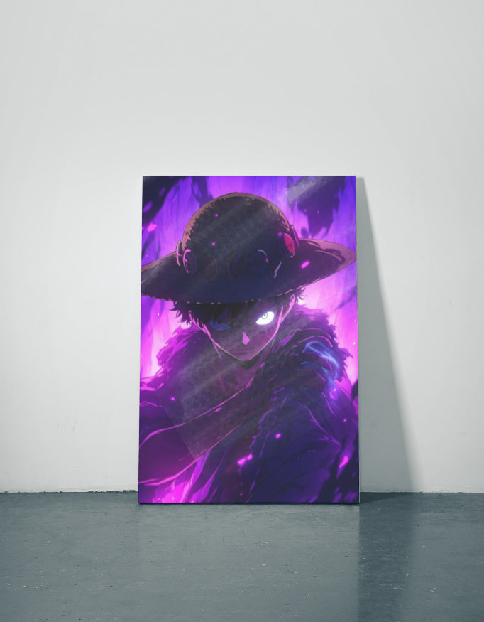 Sukuna Metal Poster — aluminium poster wall art for gaming room