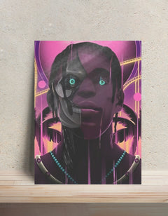 Fortnite Marshmallow Metal Poster — aluminium poster wall art for gaming room