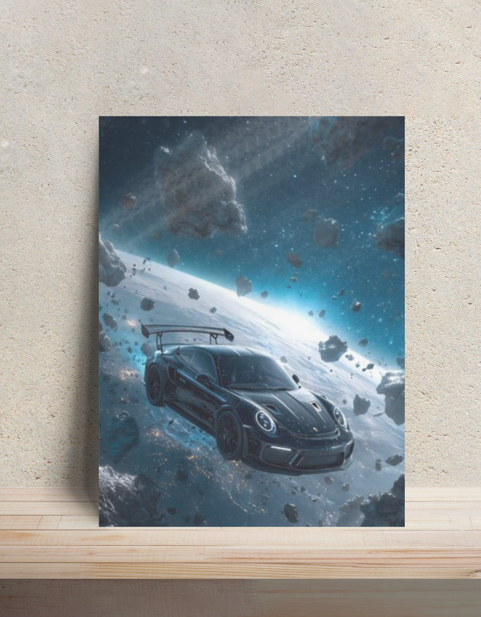 Street Car Metal Poster Vol. 10 — aluminium poster wall art for gaming room