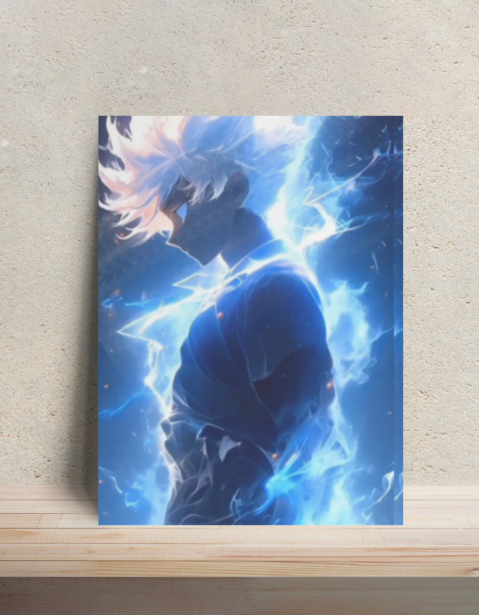 Sukuna Metal Poster — aluminium poster wall art for gaming room