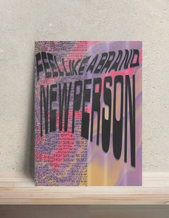 Tame Impala - Feel Like A New Person Metal Poster — aluminium poster wall art for gaming room