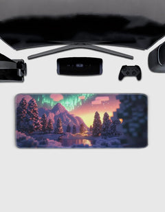 Minecraft Aurora Deskmat — deskmat india wall art for gaming room