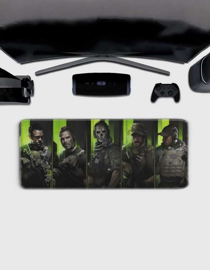Call of Duty Ghost Deskmat — call of duty wall art for gaming room