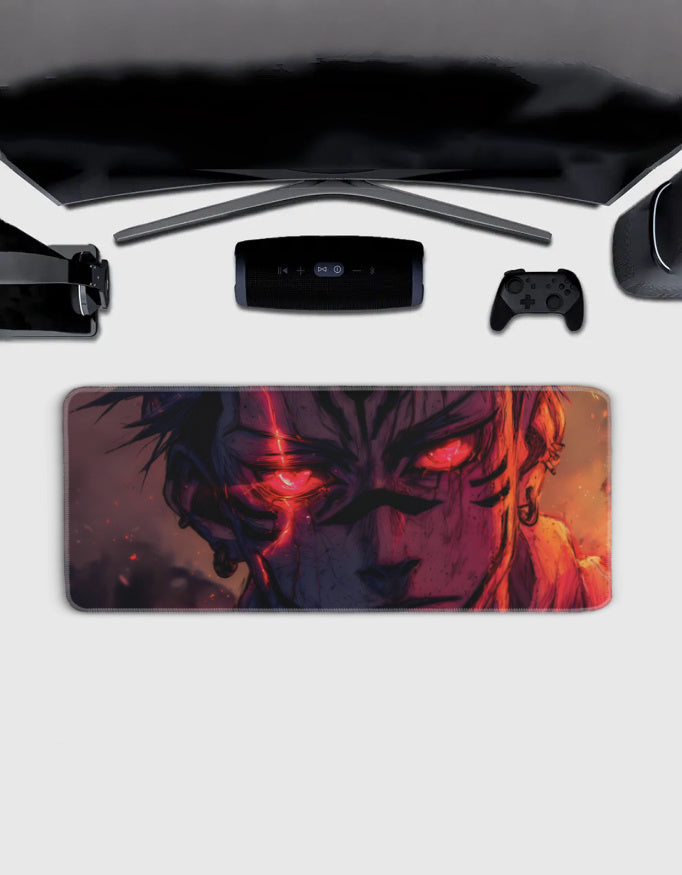 Gojo Deskmat — character:gojo wall art for gaming room
