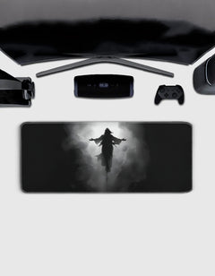 White God Deskmat — deskmat india wall art for gaming room