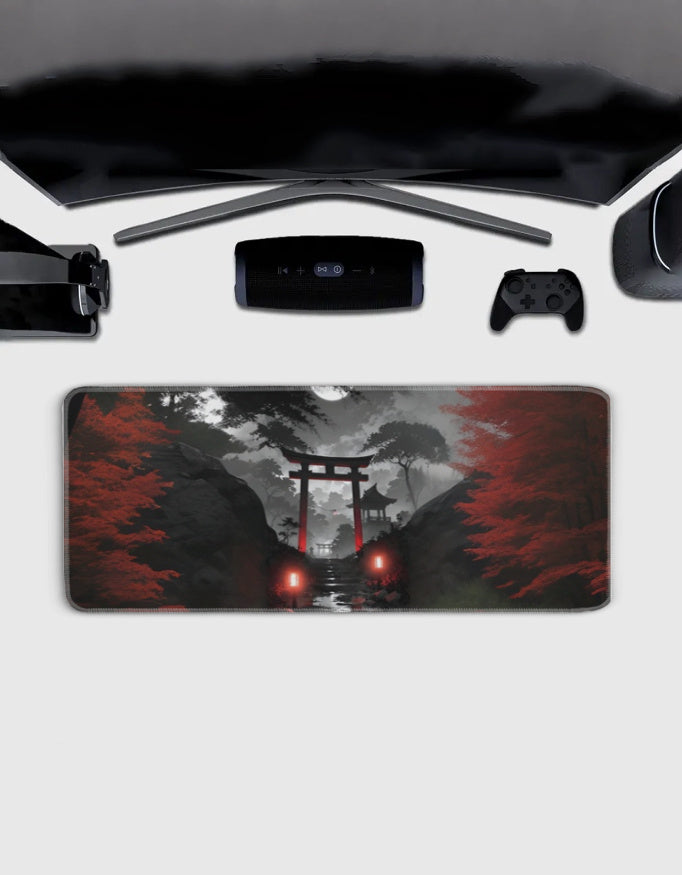 Chinese Red Deskmat — deskmat india wall art for gaming room