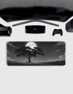 Night Red Deskmat — deskmat india wall art for gaming room