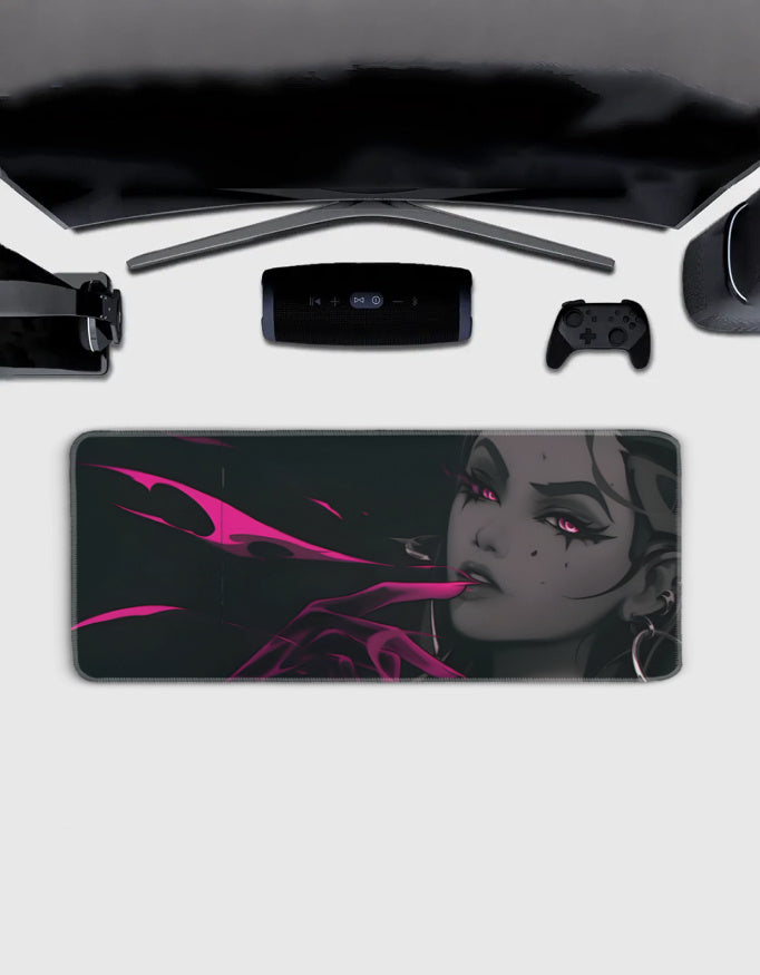 Valorant Reyna Deskmat — character:reyna wall art for gaming room