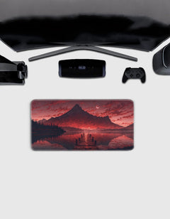 Red Mountain Deskmat — deskmat india wall art for gaming room