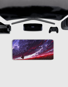 Sky Red Deskmat — deskmat india wall art for gaming room