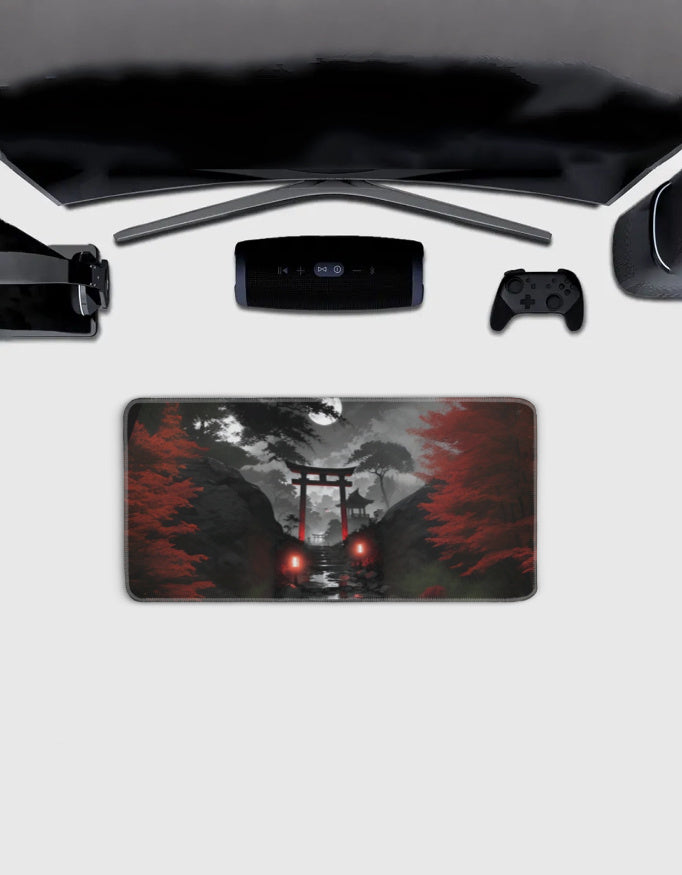 Chinese Red Deskmat — deskmat india wall art for gaming room