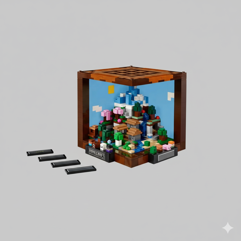 The Crafting Table CompatibleModel Building Blocks Model Bricks Sets