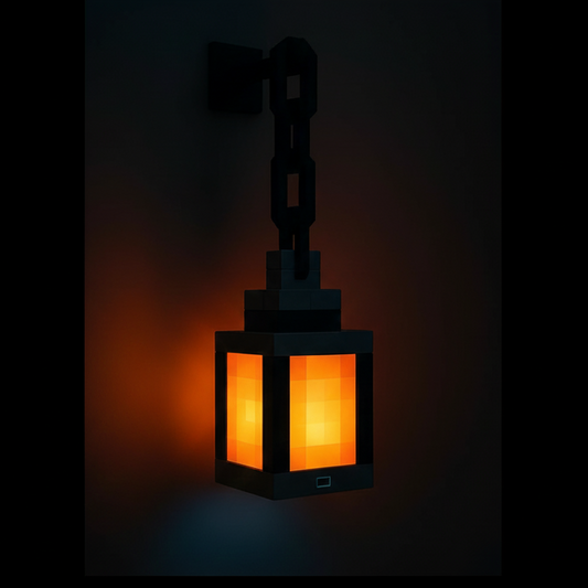 Pixel Style Night Light Portable Lanter