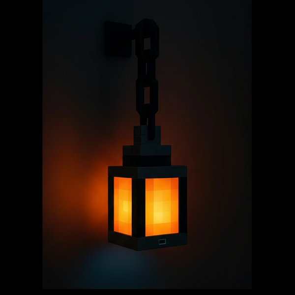 Pixel Style Night Light Portable Lanter