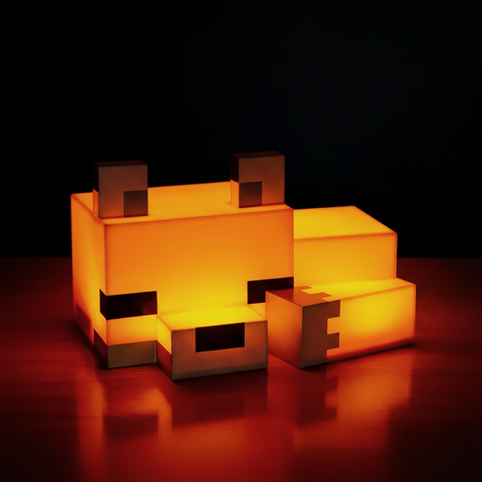 Cute Fox Night Light Soft Orange Glow