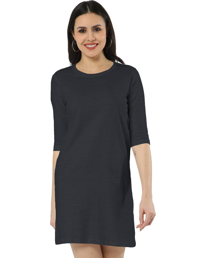 graphite AOP T-Shirt Dress