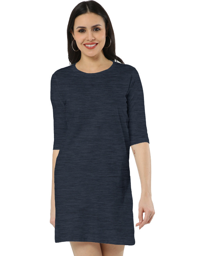 inknavy AOP T-Shirt Dress