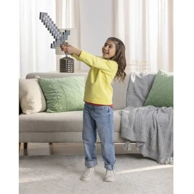 Minecraft Gold Pickaxe Iron Sword Role-Play