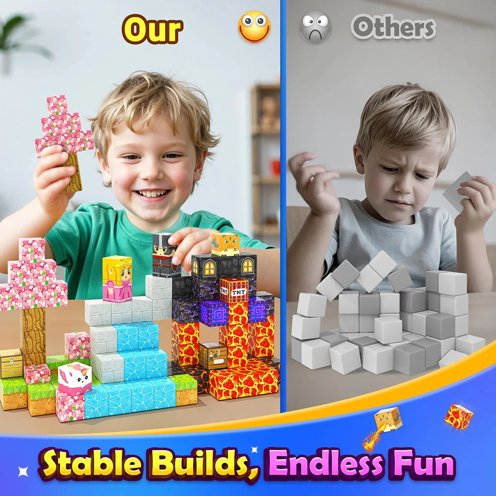 Creative Street View Magnetic Building Block Bricks Famous Scene Architectural Kit Diy Model Kids Tech Toy For Kid Gift