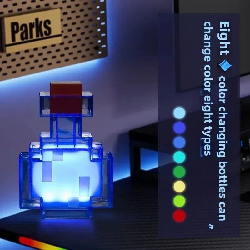 Night Light LED Rechargeable Color-changing Bottle