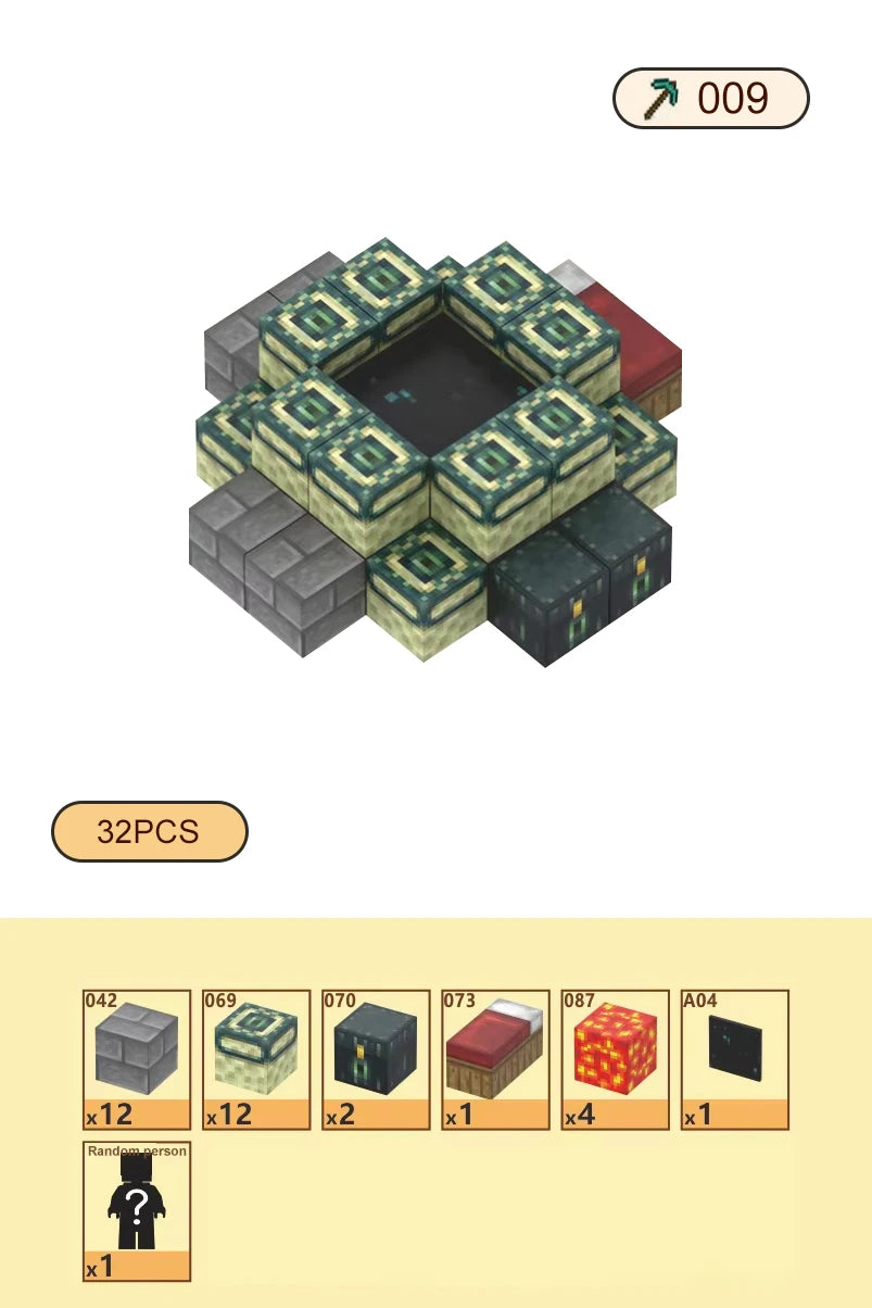 Magnetic Blocks-Build Scene Architectural Set