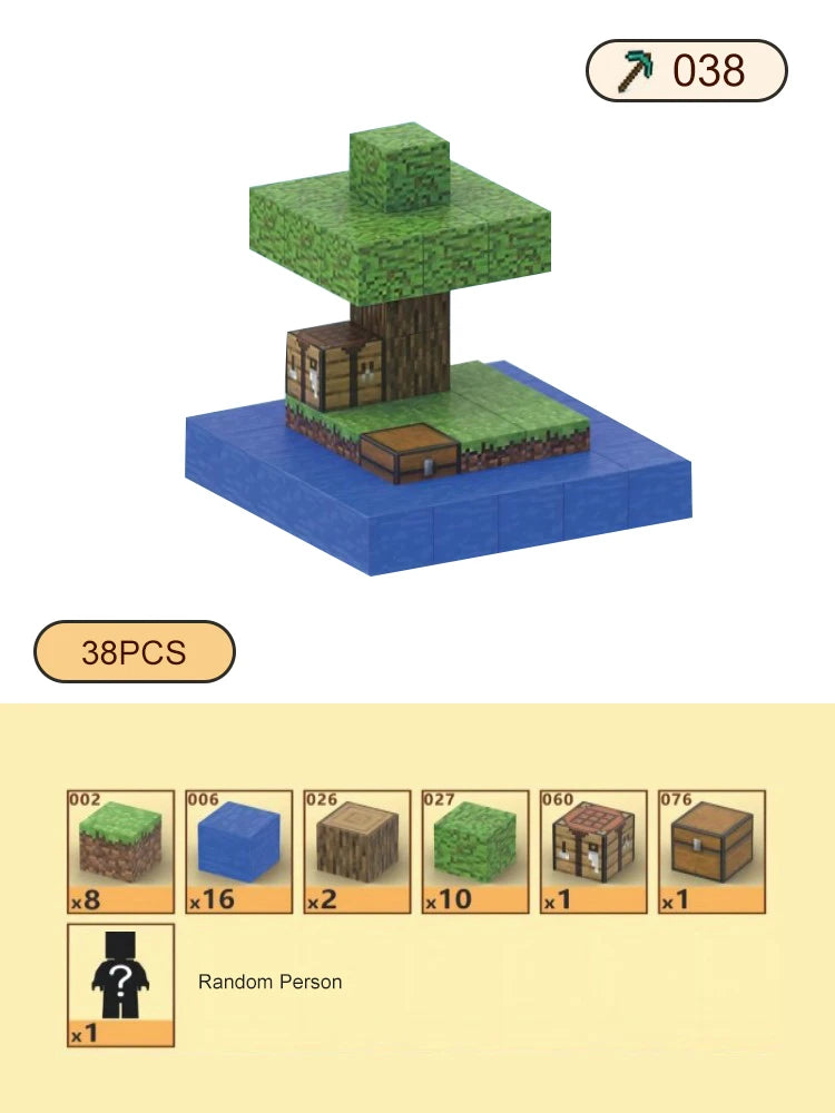 Magnetic Blocks-Build Scene Architectural Set