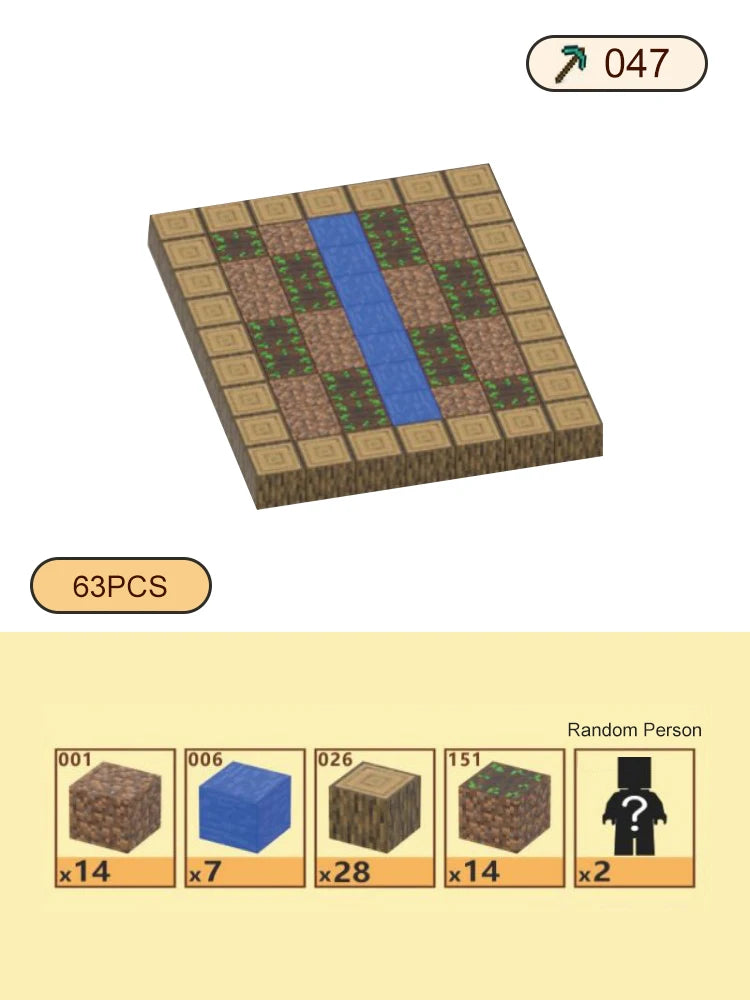 Magnetic Blocks-Build Scene Architectural Set