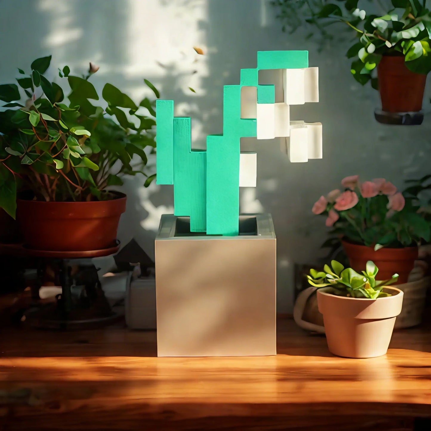 1 Piece of Creative Desktop Ornaments Flowers, Exquisite Design, Environmentally Friendly Material, Home Decoration Decoration